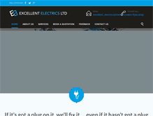 Tablet Screenshot of excellentelectrics.co.uk